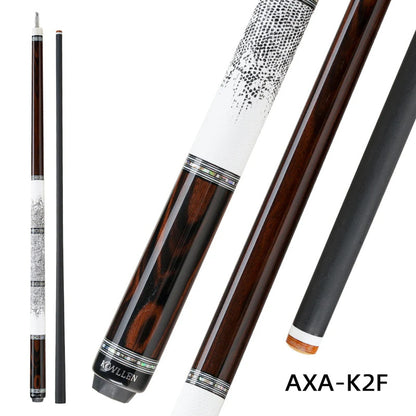 KONLLEN Carbon Fiber Pool Cue - AXA Series - Handmade Inlay Cues Stick Precision and Stability Professional Low Deflection Pool Stick with