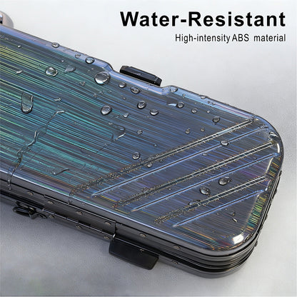 Hard 3x3 Billiard Cue Case,ABS+PC Shell with Aluminum Alloy Frame &Lock,Holds 3Butts 3 Shafts with Extensions& Accessories,Heavy Duty Pool Cue Case for Professional Players