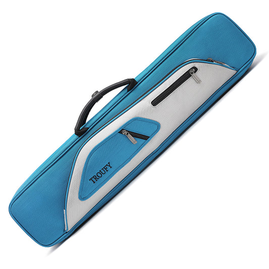 TROUFY Pool Cue Case - 4 Shafts & 4 Butts Capacity, Multi-Color Options