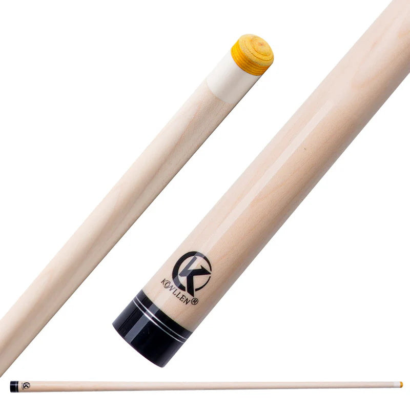 Konllen Maple Shaft for Radial Uniloc Joint 12.5mm with Black Collar and Silver Ring