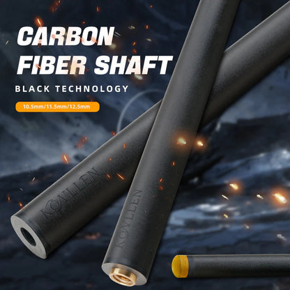 Konllen Carbon Fiber Shaft -Radial / Uniloc/ 3/8*10 Pin - 10.5/11.5/12.5mm ￼