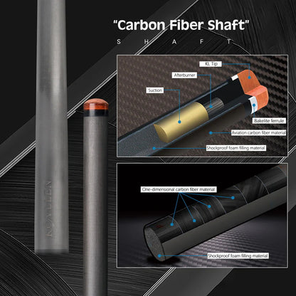 Konllen Carbon Fiber Shaft for Radial Joint with 11.5mm/12.5mm/12.9mm Tip