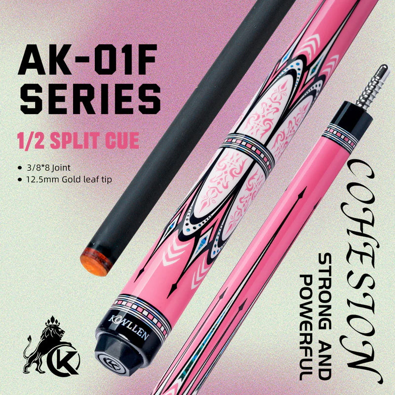 Konllen Blossom Series – Baroque Pool Cue – AK-18F