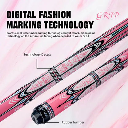 Konllen Blossom Series – Baroque Pool Cue – AK-18F