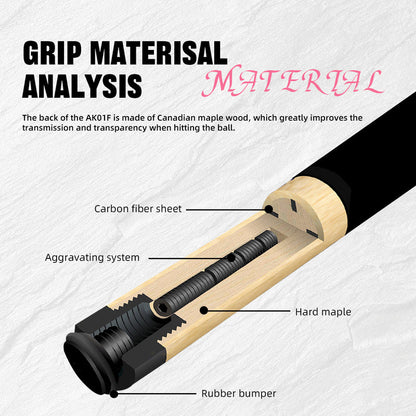 Konllen Blossom Series – Baroque Pool Cue – AK-18F