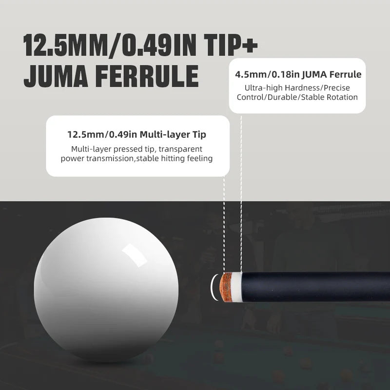 Konllen Spectra Series – Midnight Black / Granny Smith Pool Cue – AK-03F