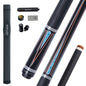 Konllen Spectra Series – Midnight Black / Celestial Blue Pool Cue – AK-08F