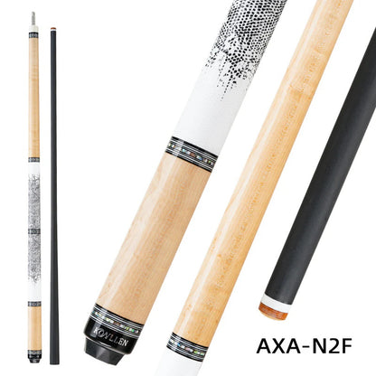KONLLEN Carbon Fiber Pool Cue - AXA Series - Handmade Inlay Cues Stick Precision and Stability Professional Low Deflection Pool Stick with Wooden Pool Cue Box