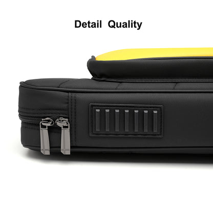 TROUFY High Capacity 4x4 Pool Cue Case with Backpack Straps for 4 Butts 8 Shafts