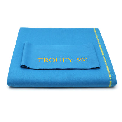 TROUFY 500/900 Billiard Cloth Pool Table Felt for 7' 8' 9' Pool Table Pre Cut Bed & Rails